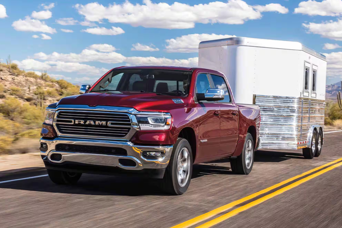 A RAM 1500 truck near Covina, CA.