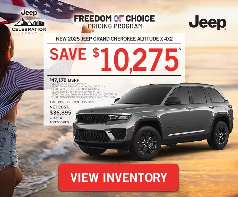New 2025 Jeep Grand Cherokee Altitude X 4x2