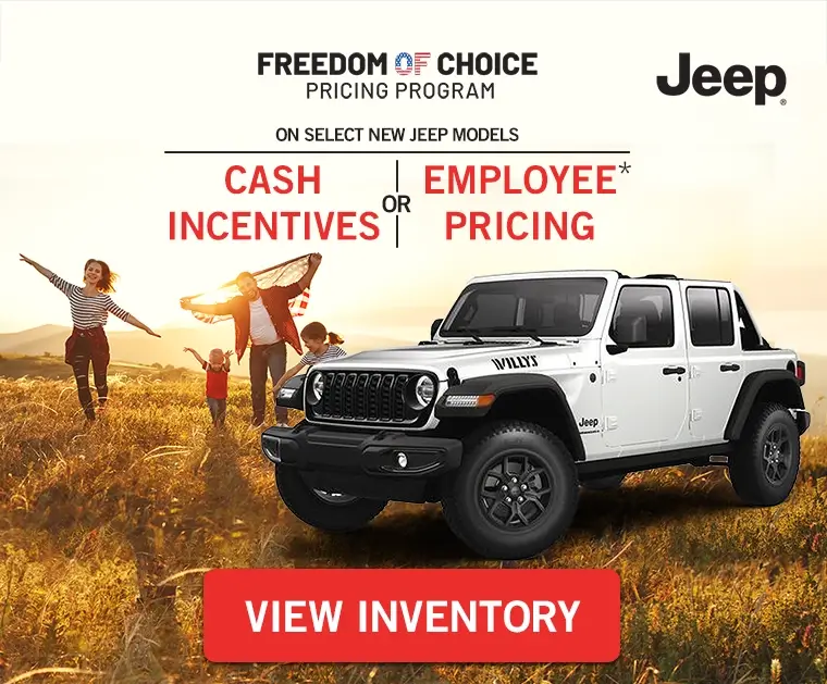 Jeep Freedom of Choice Pricing Program