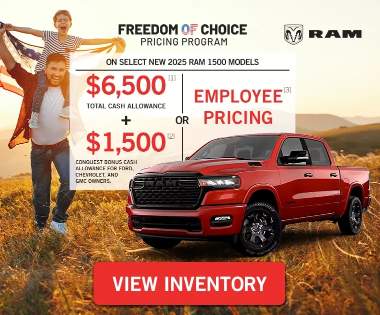 Ram Freedom of Choice Pricing Program