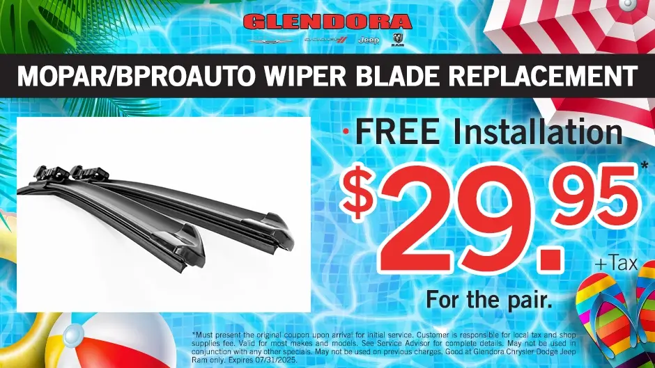 MOPAR/BPROAUTO Wiper Blade Replacement