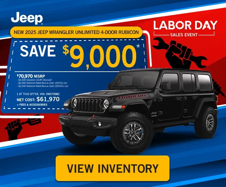 New 2025 Jeep Wrangler Unlimited 4-door Rubicon