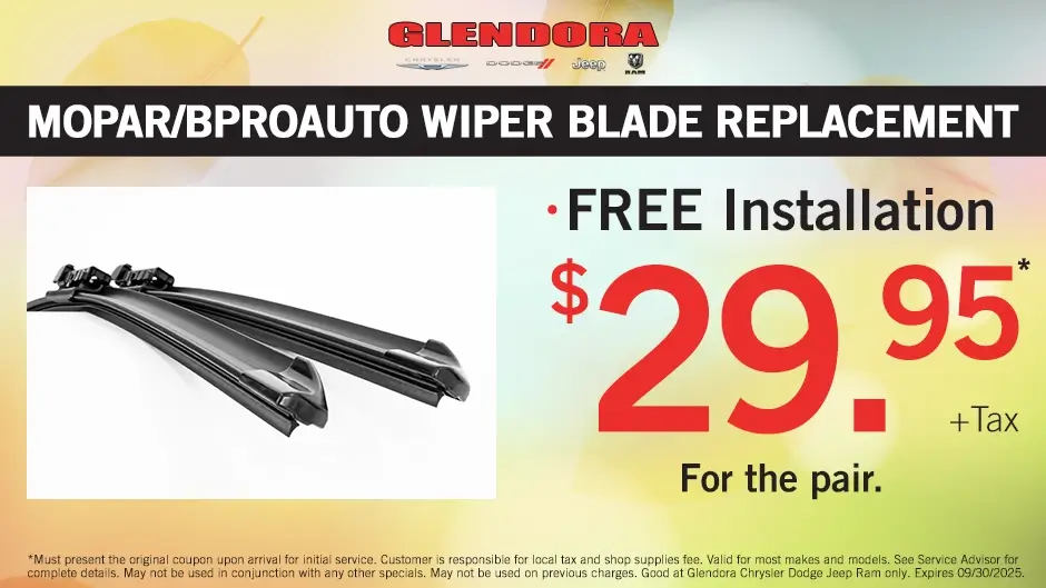 MOPAR/BPROAUTO Wiper Blade Replacement