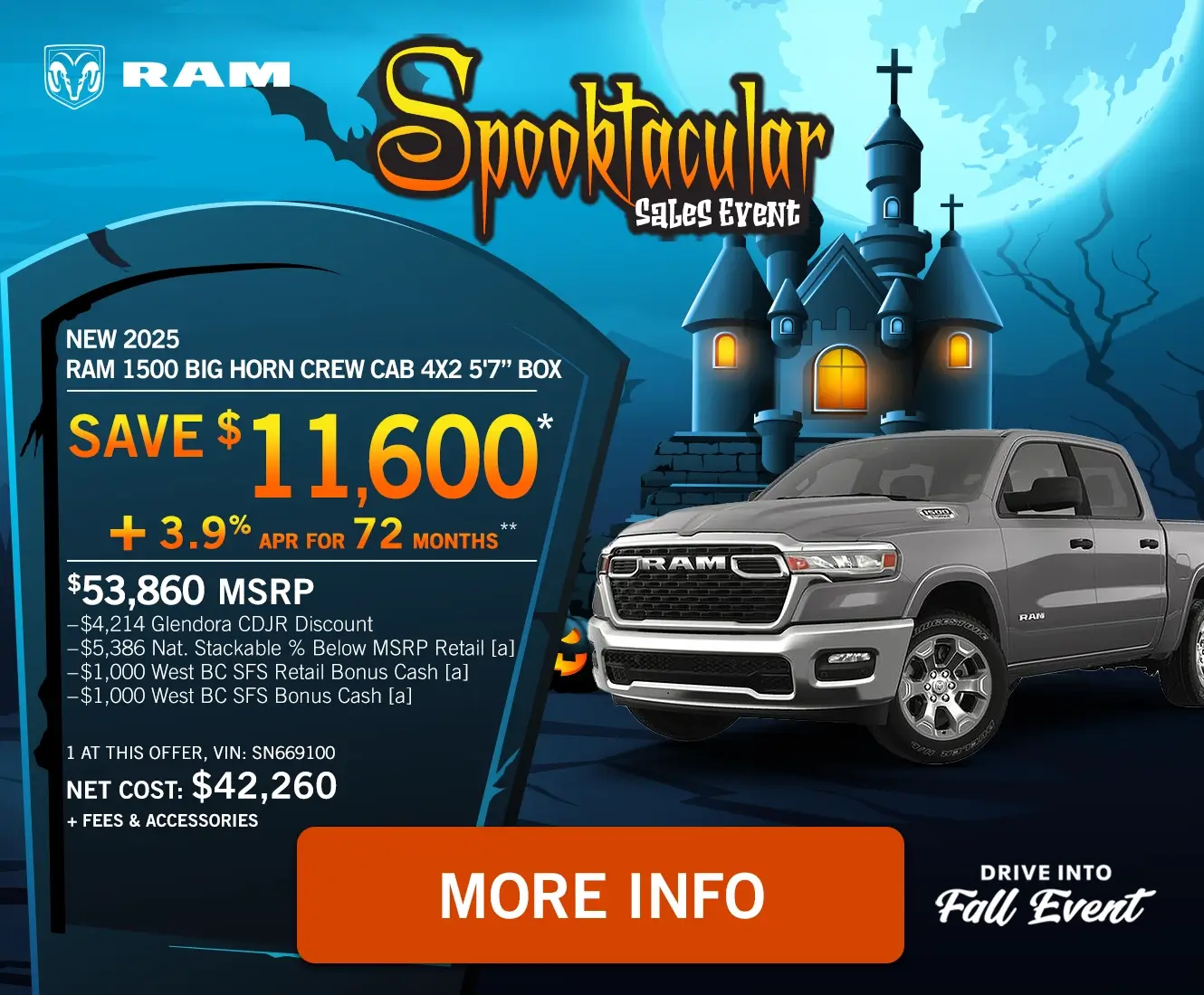 New 2025 RAM 1500 Big Horn Crew Cab 4x2 5'7” Box