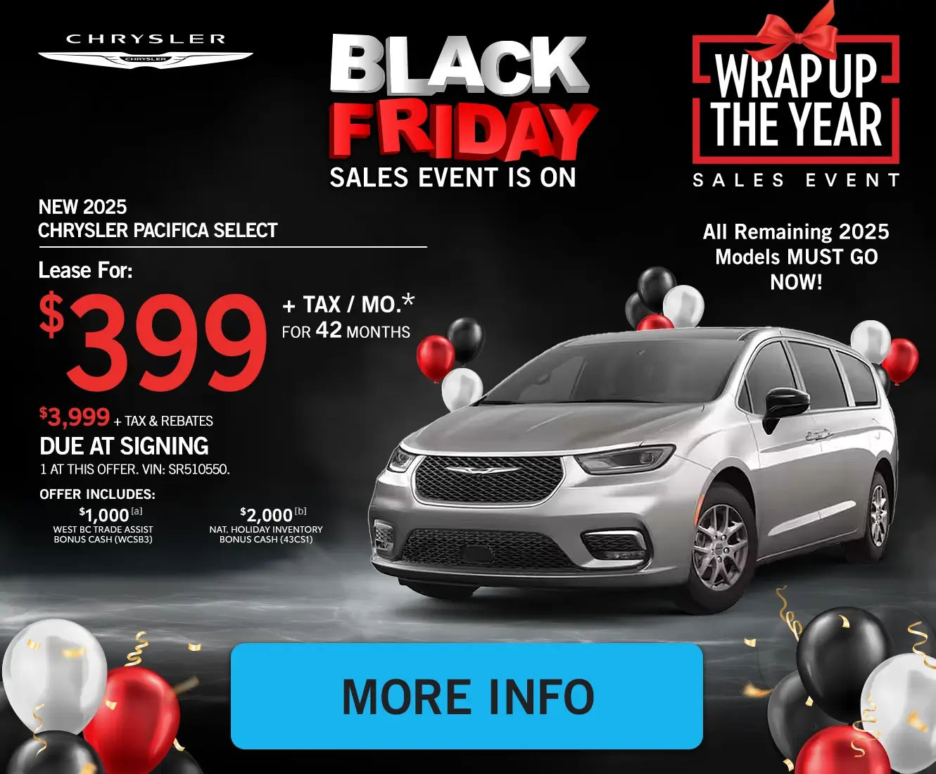 New 2025 Chrysler Pacifica Select