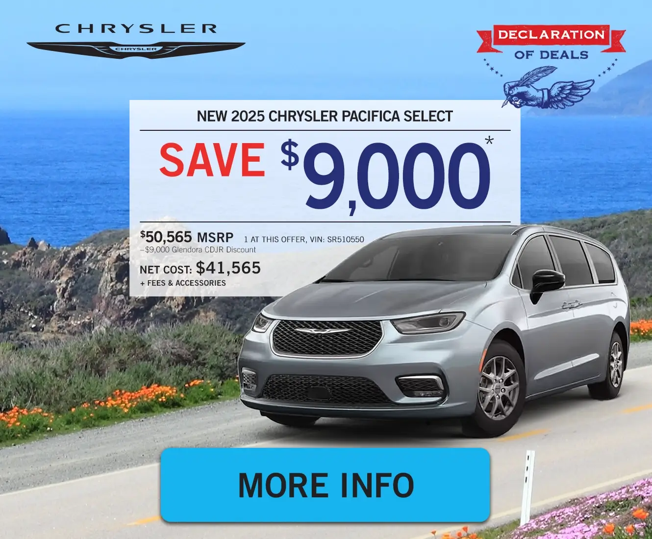 New 2025 Chrysler Pacifica Select