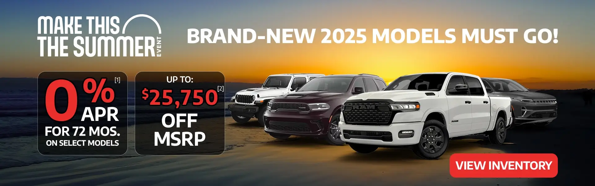 Make This the Summer Event - All Brand-New 2025 Dodge Jeep Ram Wagoneer Must Go Now