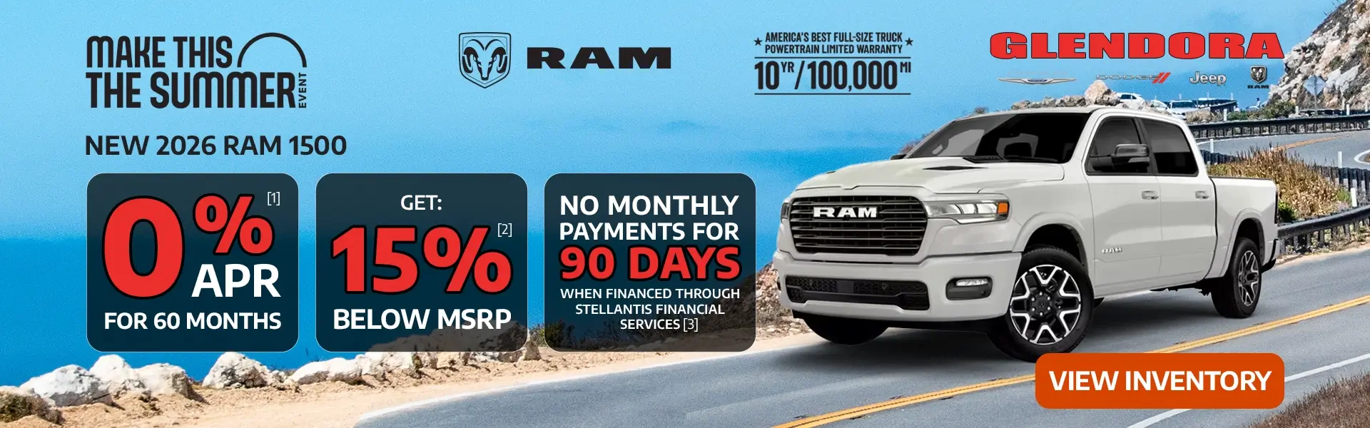 Make This the Summer Event - RAM 1500 Truck Specials