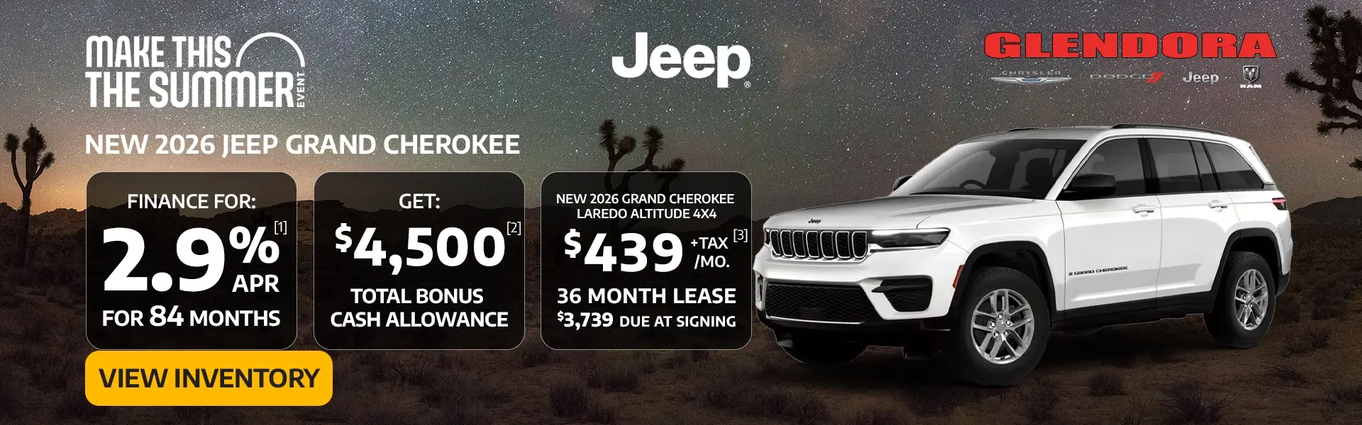 Make This the Summer Sales Event - Jeep Grand Cherokee Specials