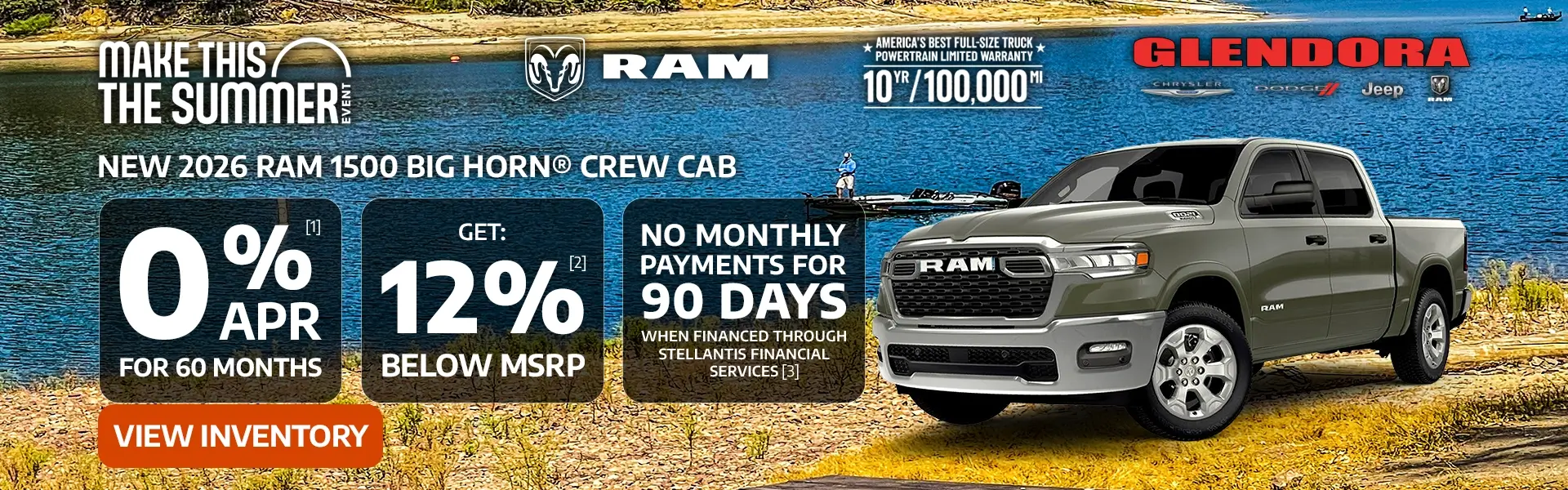 Make This the Summer Sales Event - Ram 1500 Big Horn Specials