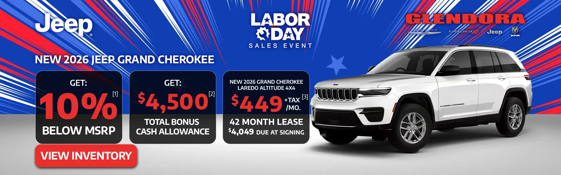 2026 Labor Day Jeep Grand Cherokee Special Offers