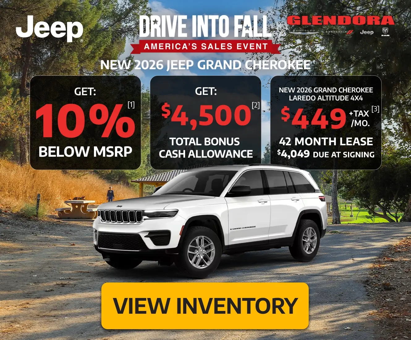 New 2026 Jeep Grand Cherokee Specials