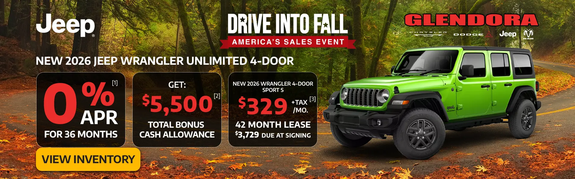 2026 Jeep Wrangler Special Offers